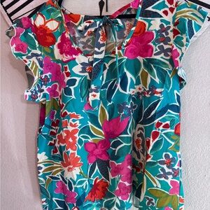 Floral Multicolor Women's Top